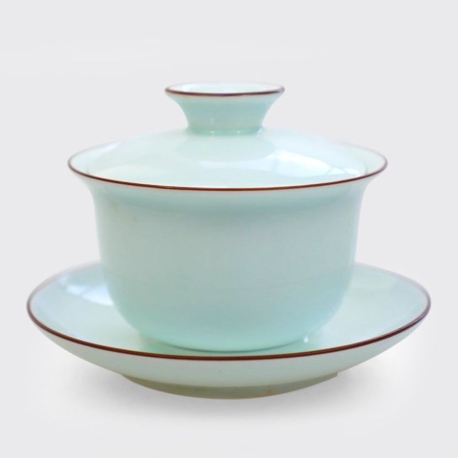 Teaware Mei Leaf | Mei Leaf Blue Gaiwan