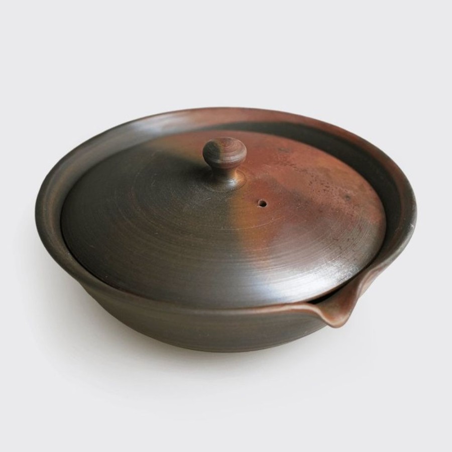 Teaware Mei Leaf | Burnished Stone Shiboridashi