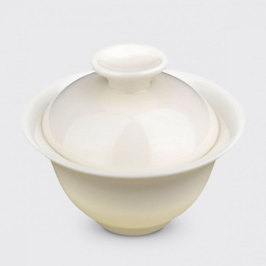 Teaware Mei Leaf | Tiny White Gaiwan