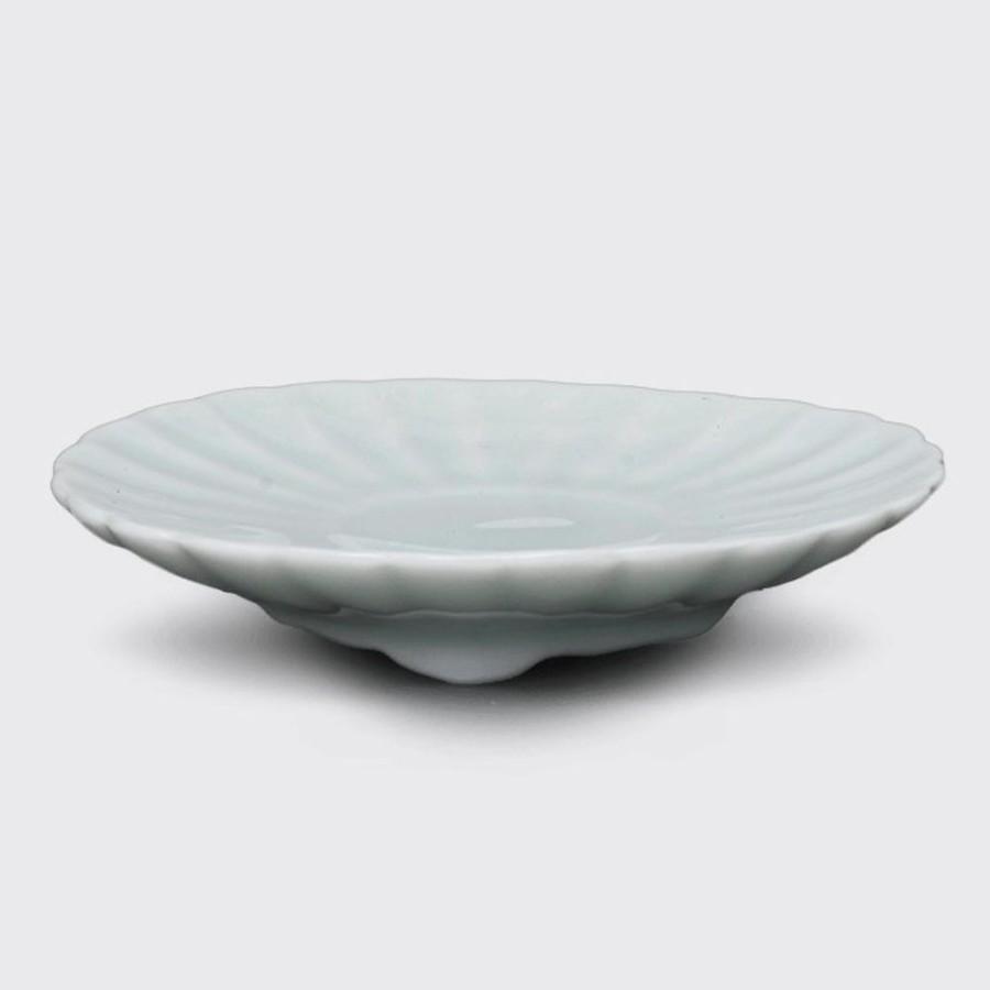 Teaware Mei Leaf | Blue Shell Saucer